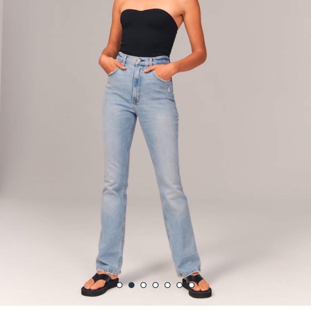 Abercrombie The ‘70s Vintage Flare Ultra High Rise - Short